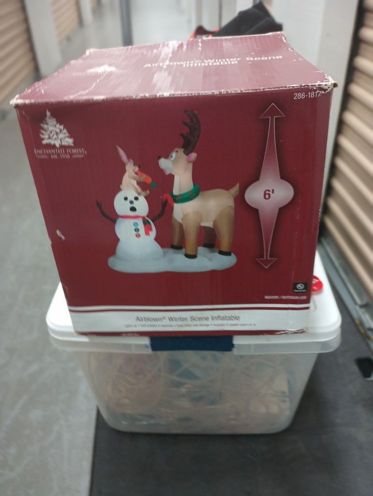 Reindeer And Snowman