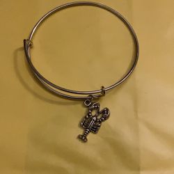 Handmade Charm Bangle Bracelet