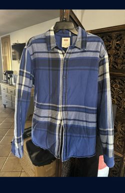 Levis Thick Layered Plaid/flannel Jacket
