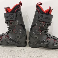 Salomon S Pro 120 Used Men's Ski Boots Size 27/27.5