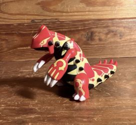 Pokemon Primal Groudon TOMY Figure Nintendo Legendary Red Yellow 3.5”
