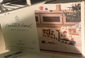 Wooden train set