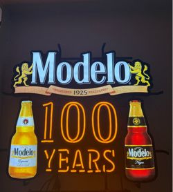 Neon sign Modelo