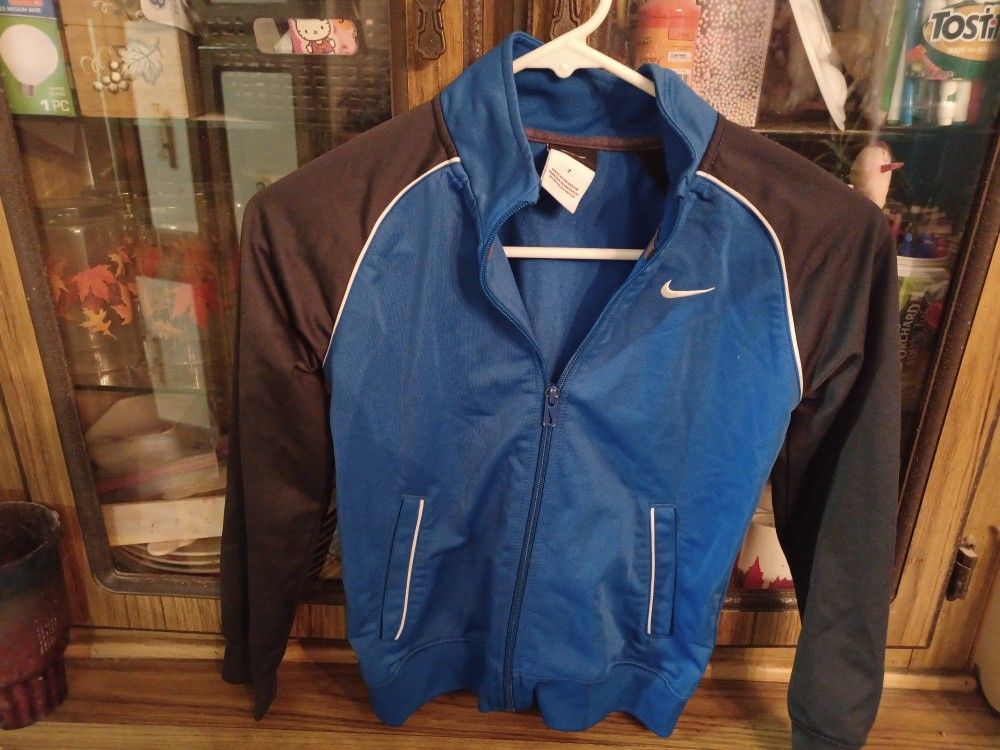 Nike Unisex Blue/Black Sweater Size:7
