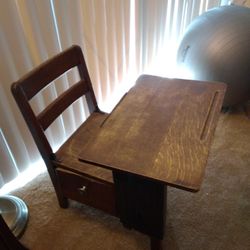 Children's Desk - 
Moulthrop Movable Langslow Fowler Desk Antique Early 1900s