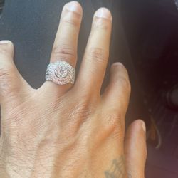 Diamond Engagement Ring And Wedding Band