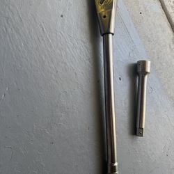 Snap-on 3/4 Ratchet + Extension
