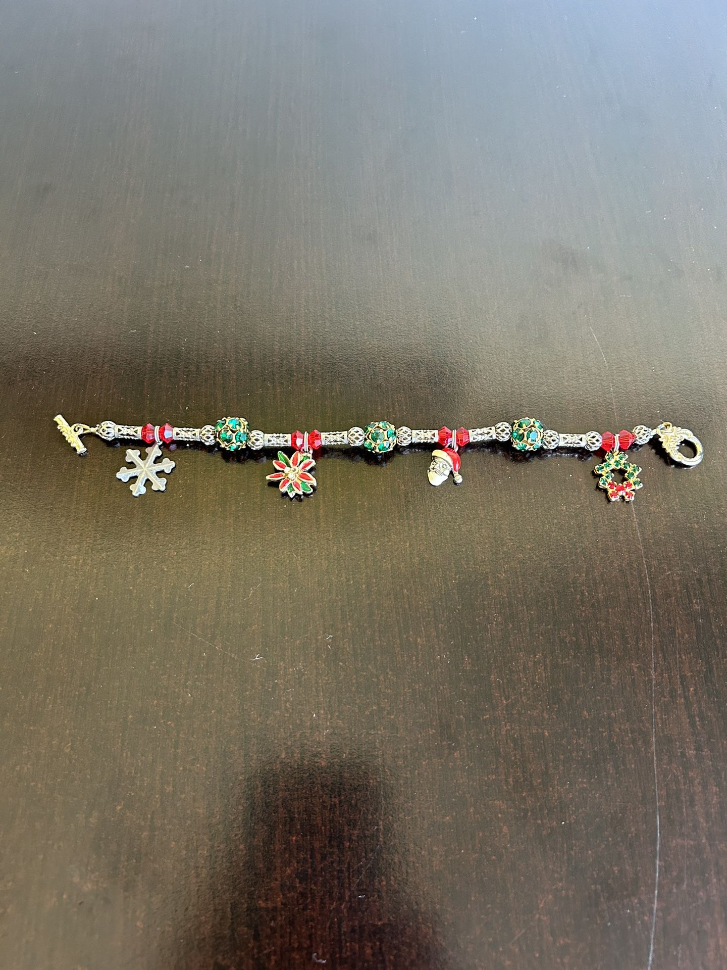 Vintage Christmas Charm Bracelet