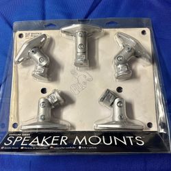 Speakers Mounts - Adjustable -Silver