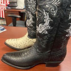 Botas vaqueras de piel original para hombre