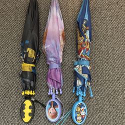 Kids Disney umbrellas, in good condition