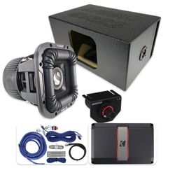 NEW BASS PACKAGE KICKER SOLO X 8” Installed