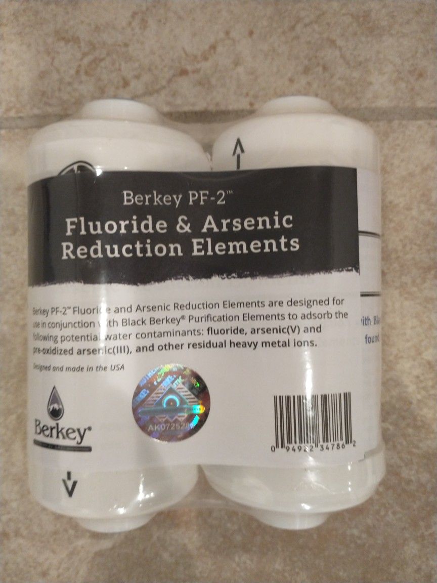 Berkey Fluoride/Arsenic Filters (2)