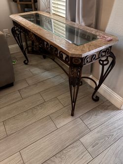 Glass Marble stand