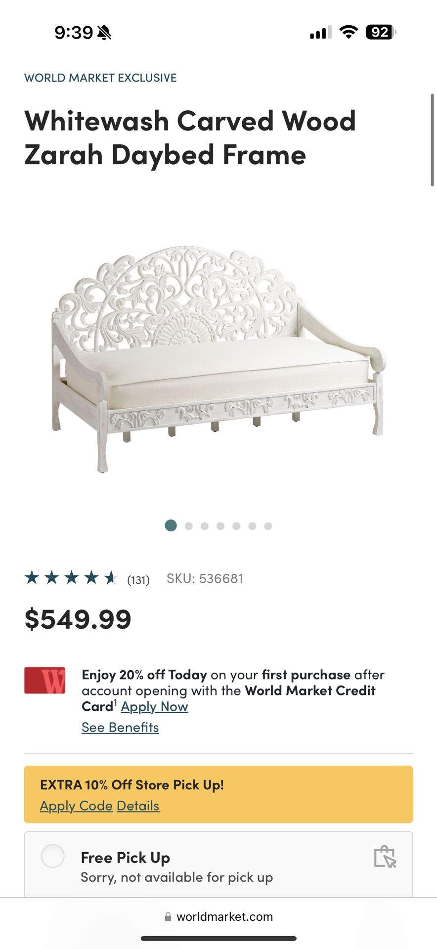 World market day Bed