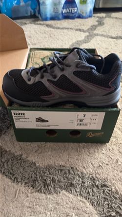 NIB Danner Women's Springfield Low 3" ESD Composite Toe Work Shoes Gray/Purple Size 7 M