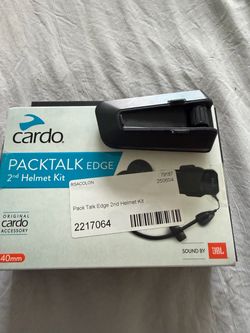 Cardo PACKTALK PRO + Unopened Helmet Kit