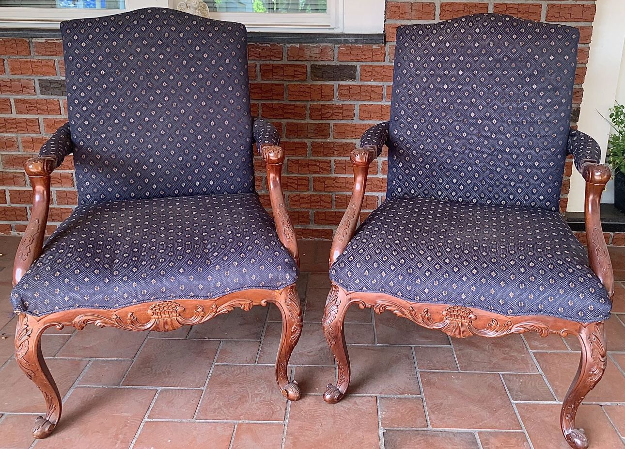 Vintage Fauteuil Arm Chair Set