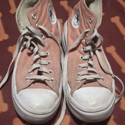 Pink High Top Converse 