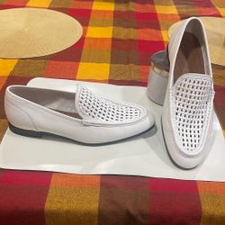 Aldo White Leather Dress Shoes