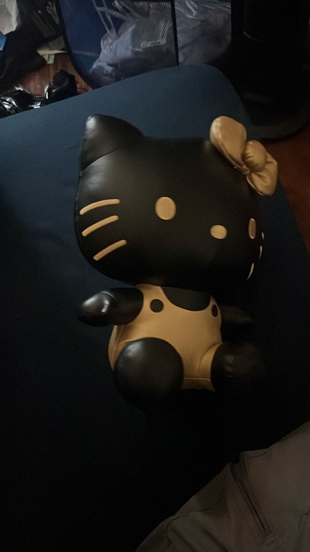 Hello Kitty® Black and Gold Premium Pleather Plush