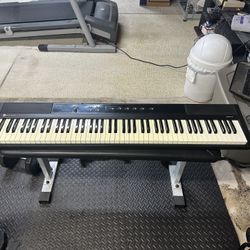 Keyboard With Stand And Sheet Music Holder