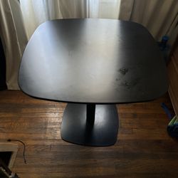 Black Breakfast Nook Table