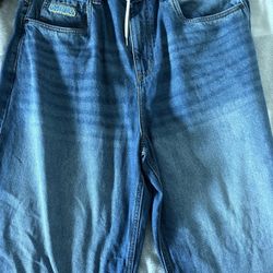 2 Wide Legged Empire Jean Size 34