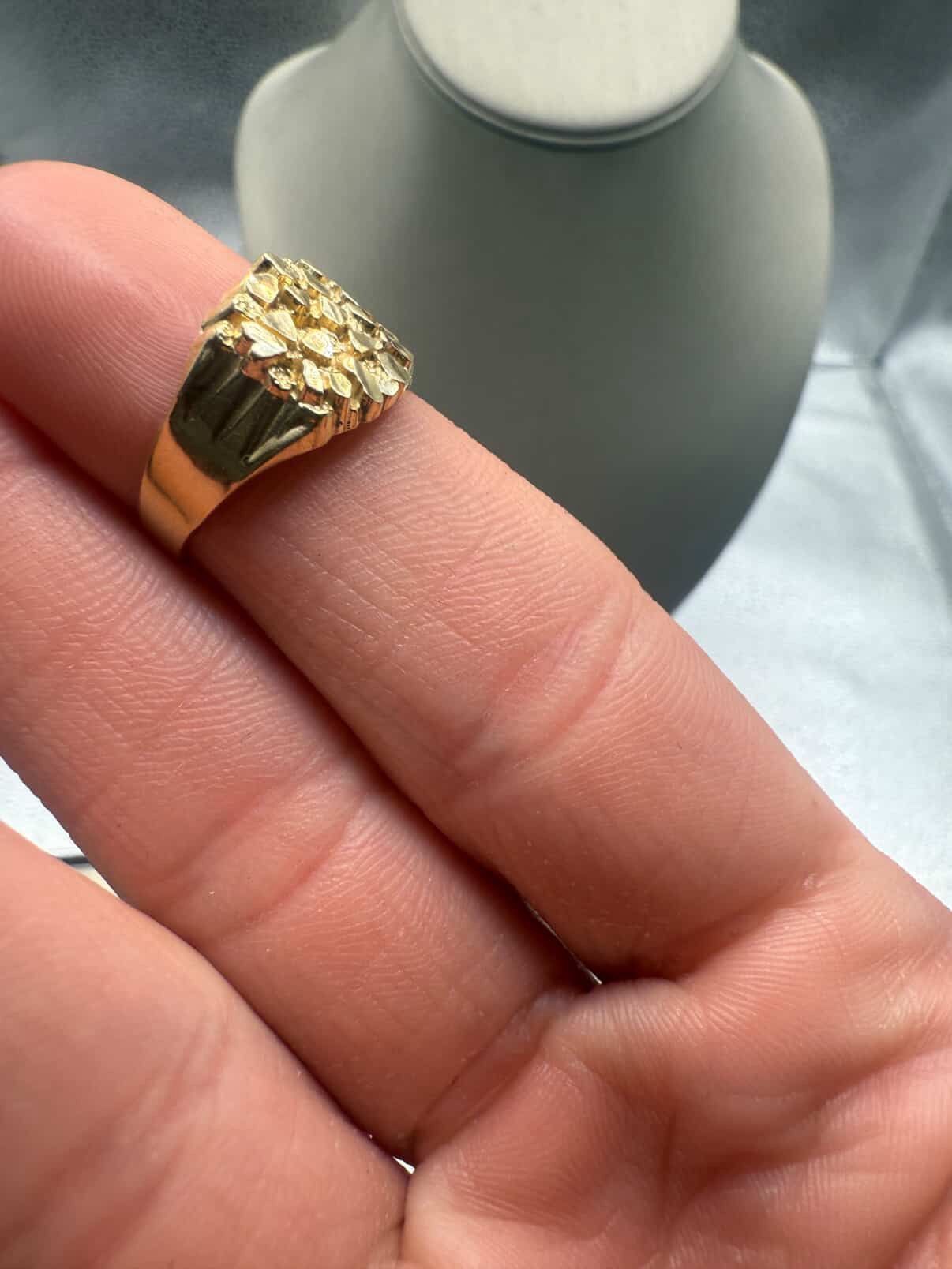 Gold Nugget Ring