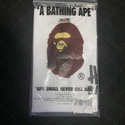 White Bape T-Shirt(Size M)