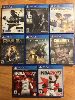 PS4 Games $5