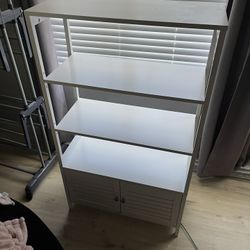 White Shelving Unit