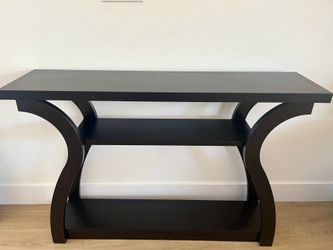 Black console table/tv stand