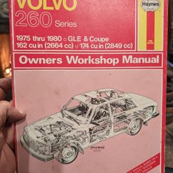 Volvo Repair Manual Haynes Guide Book Vintage Mechanic Workshop