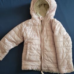 Light Pink Reversable Northface Jacket. 3t.  Great Condition