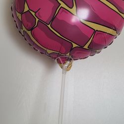 3 Concha Balloons  With Stick