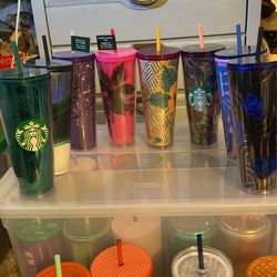 Starbucks tumblers