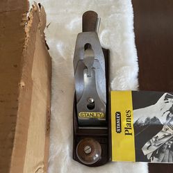 Vintage Stanley Bailey No5 Jack Plane WWII ERA, New In Box With Manual Corrugated Bottom. 