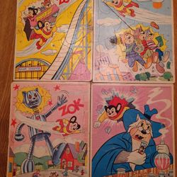 . Vintage Mighty Mouse Puzzles  (4)