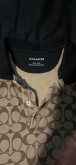 Coach shirt brown x small