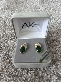 Alaska Jade Stud Earrings