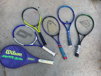 Tennis Rackets Mixed Brands $10 each