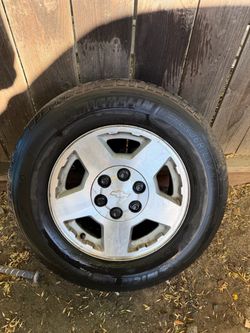Stock Chevy Silverado wheels