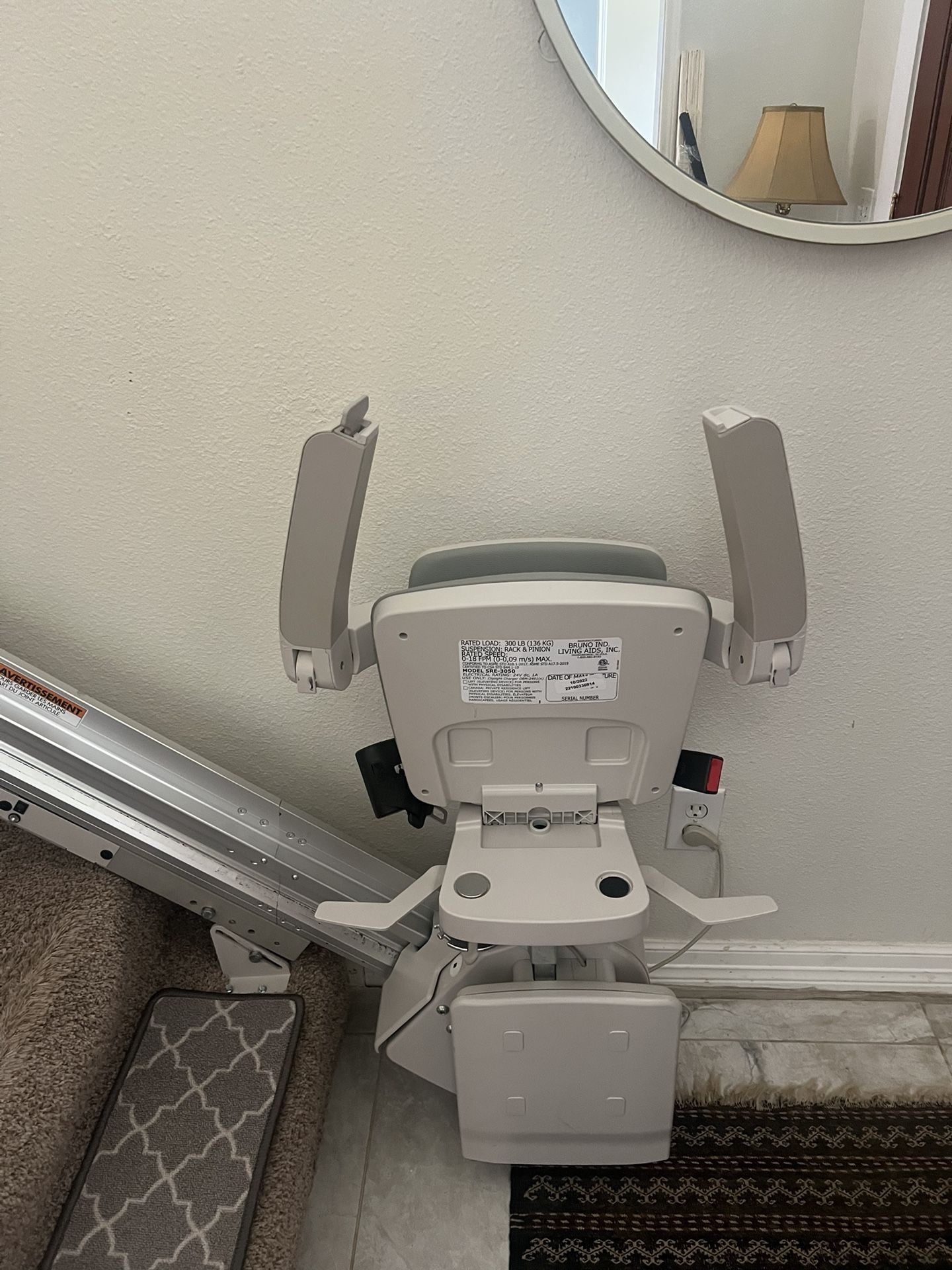 Chair Lift In Great Condition Only 6 Months Old