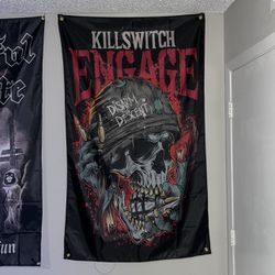 Killswitch Engage Disarm The Descent Flag Banner 