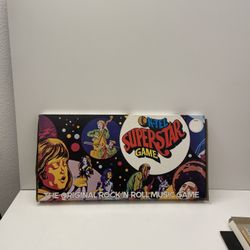 1973 K-tel Superstar Rock N Roll Music Board Game Complete With Record Vintage 