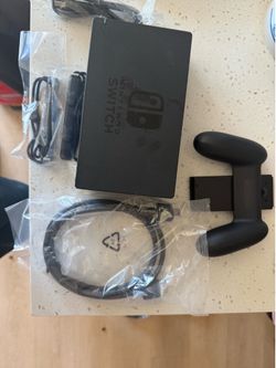 Nintendo Switch Dock & Accessories Bundle – HDMI, Charger, Grip Included