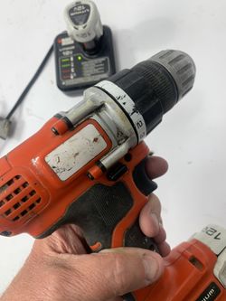 Black & Decker 12V Lithium Drill with 2 Batteries