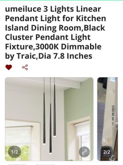 3 light Pendant Light Fixture