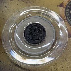 Daum Art Glass Pate De Verre GRAND MUSICIANS Beethoveoven plate 242/2000 c. 1970